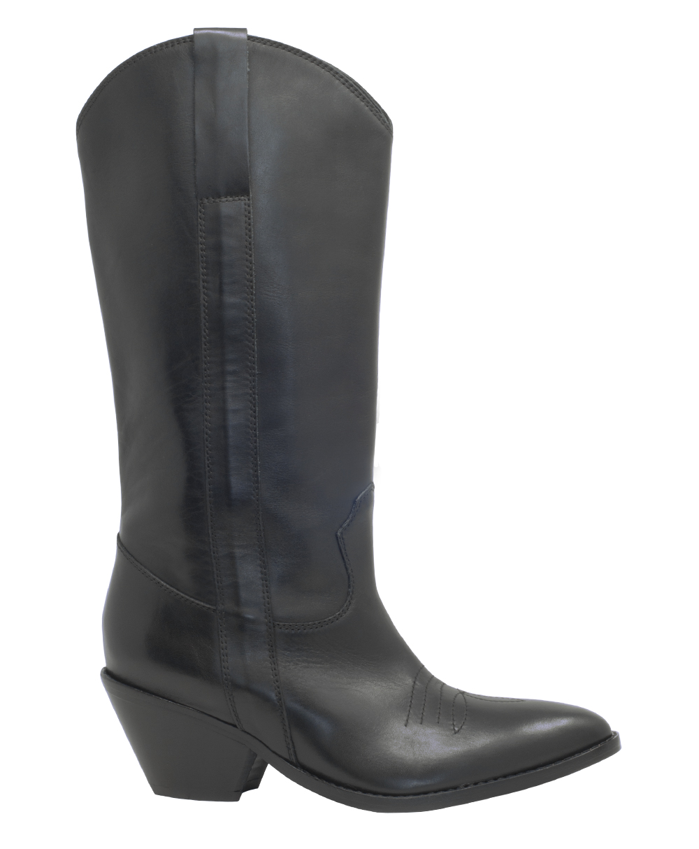 Alexandra High Black - Original El Campero - Italian leather boots and  shoes countryside boots handmade